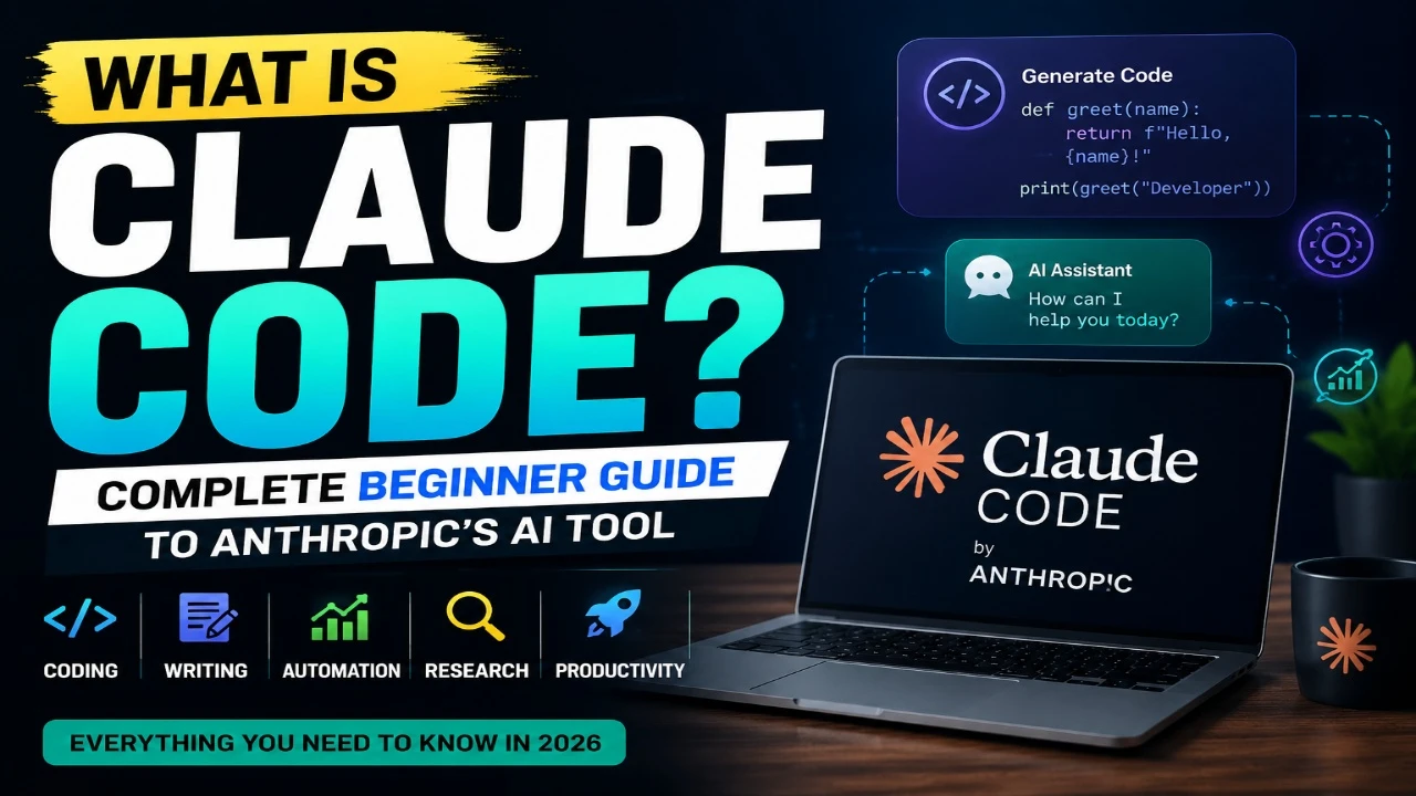 What Is Claude Code? Complete Beginner Guide to Anthropic’s AI Tool (2026)