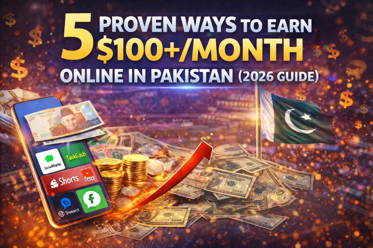 How To Earn Money Online in Pakistan in 2026: 5 Real Methods That Work With Just a Phone