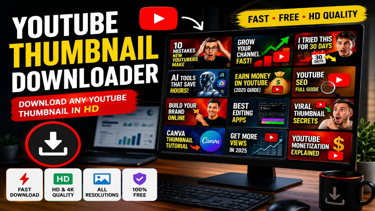 YouTube Thumbnail Downloader: Download Any YouTube Thumbnail in HD