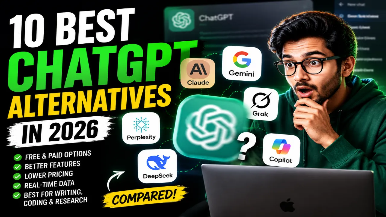 10 Best ChatGPT Alternatives in 2026 for Writing, Coding & Research