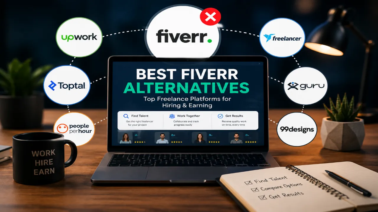Best Fiverr Alternatives in 2026 - Top Freelance Platforms for Hiring & Earning