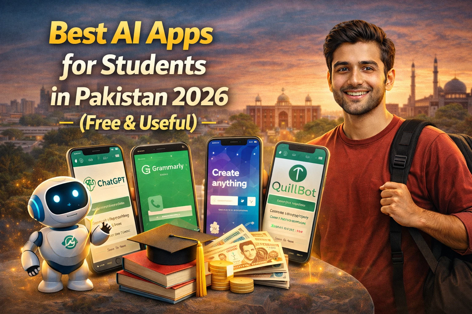 Best AI Apps for Students Pakistan 2026: 7 Free Tools for Study, Notes & Editing